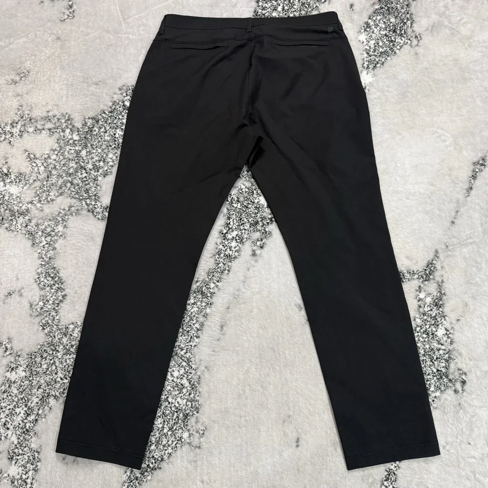 Public Rec Pants Mens Sz 34X32 Black Performance Chino Commuter Travel Stretch